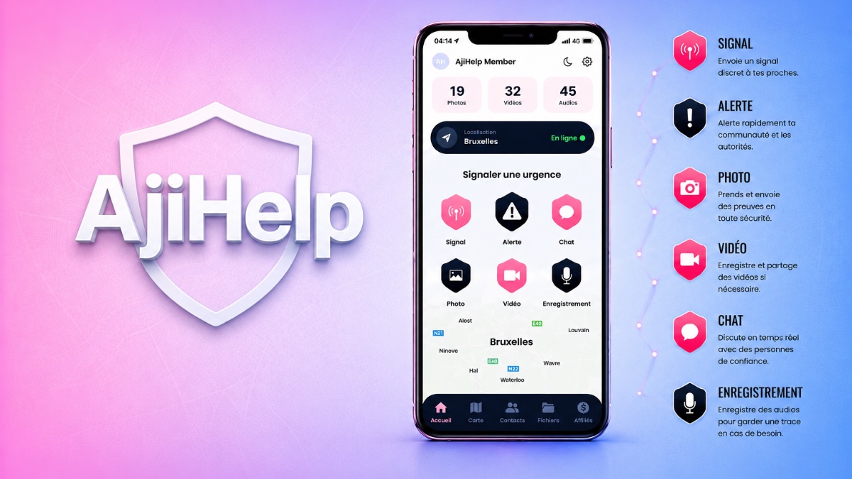 AjiHelp : l'application de sécurité personnelle qui protège des milliers de personnes chaque jour