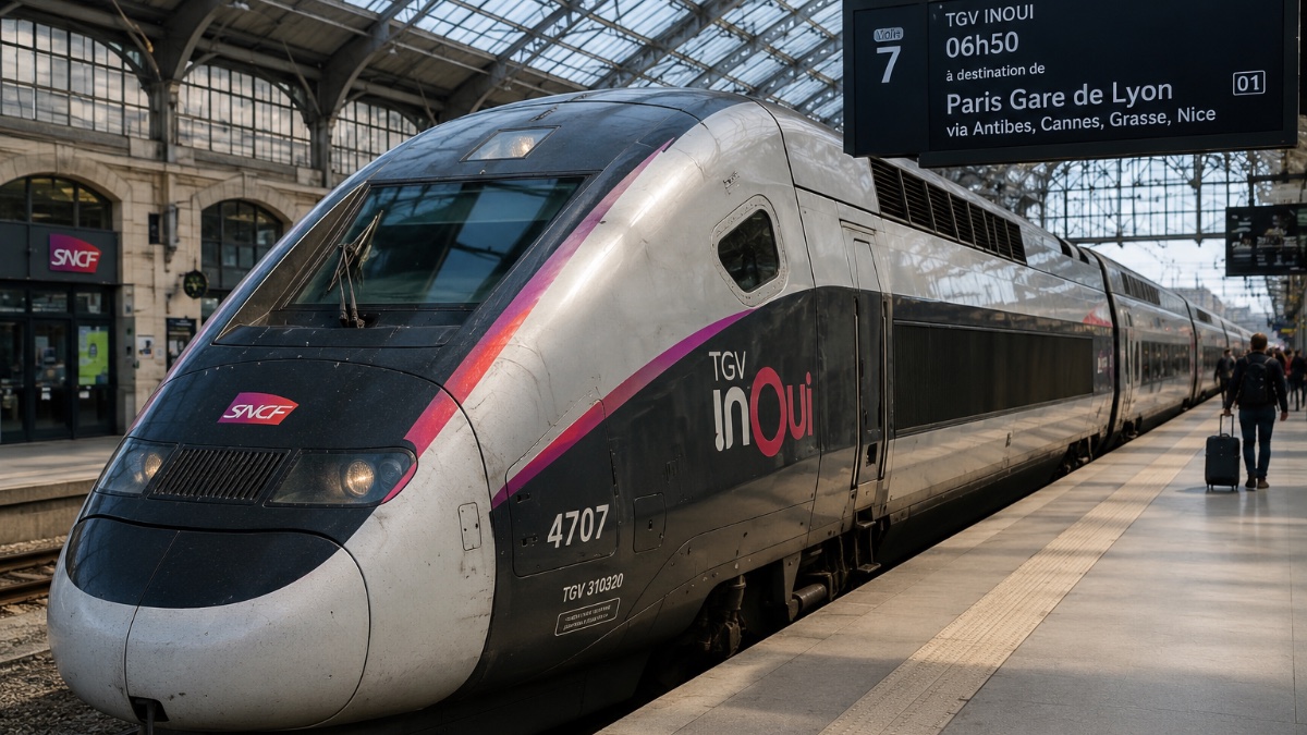Viol dans un train Nice-Paris : un adolescent de 16 ans mis en examen et incarcéré