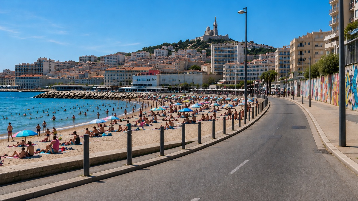 Marseille : un homme de 44 ans en garde à vue pour exhibitionnisme devant des enfants sur une plage